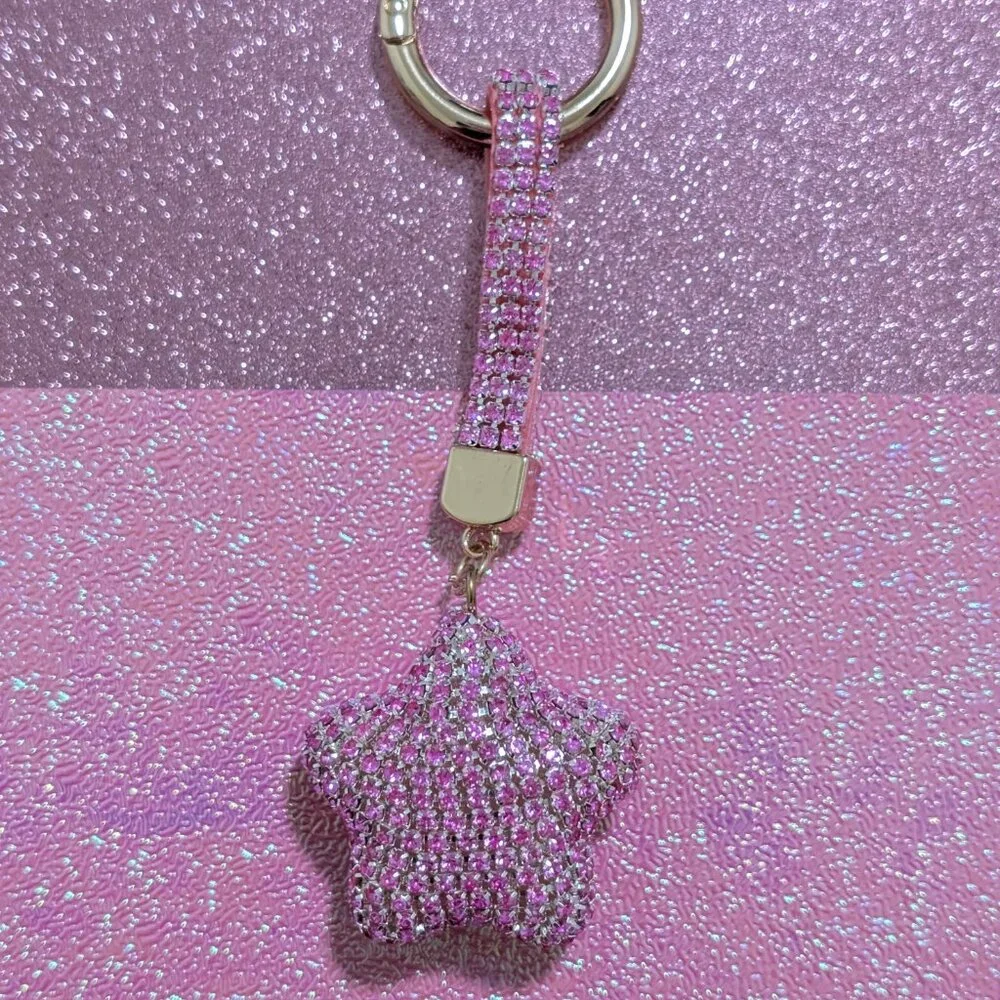 Rhinestone Bag Charm/Keychain - Picture 5 of 13